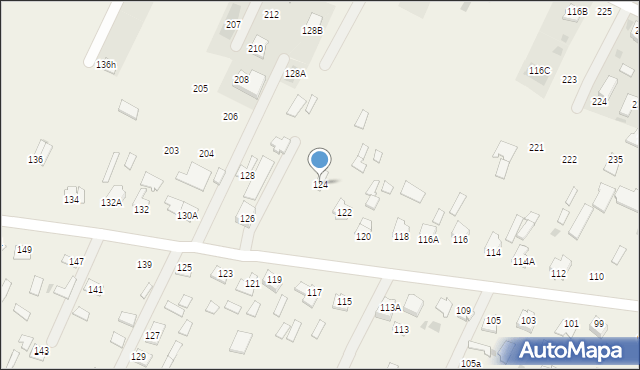 Widowo, Widowo, 124, mapa Widowo