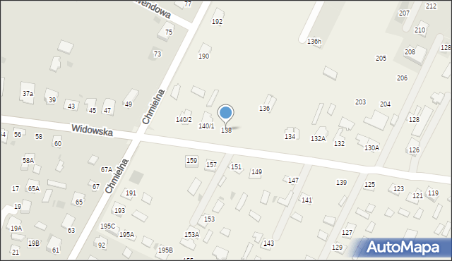 Widowo, Widowo, 138, mapa Widowo