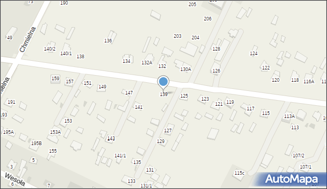Widowo, Widowo, 139, mapa Widowo