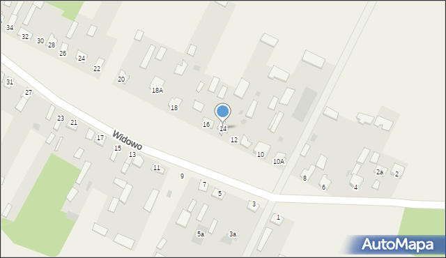 Widowo, Widowo, 14, mapa Widowo