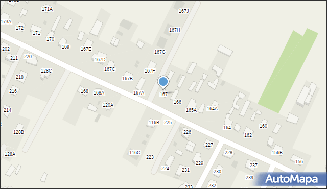 Widowo, Widowo, 167, mapa Widowo