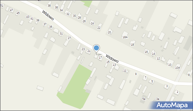 Widowo, Widowo, 19, mapa Widowo