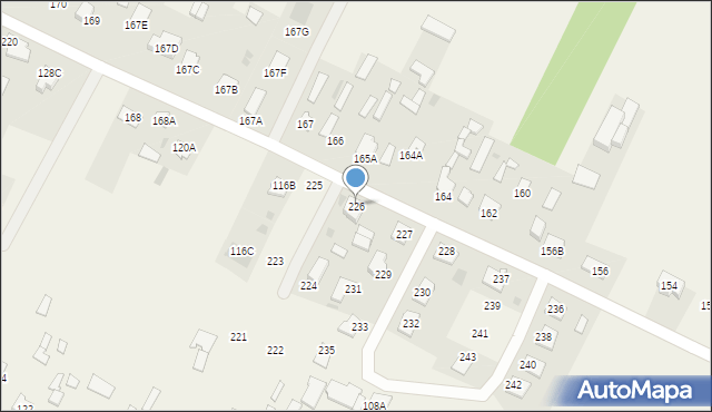 Widowo, Widowo, 226, mapa Widowo