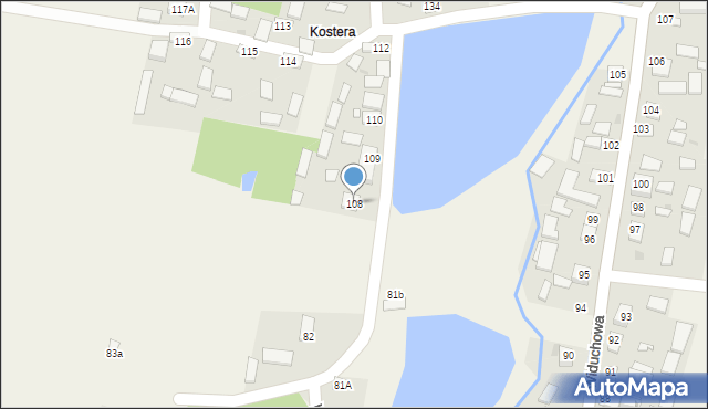 Widuchowa, Widuchowa, 108, mapa Widuchowa