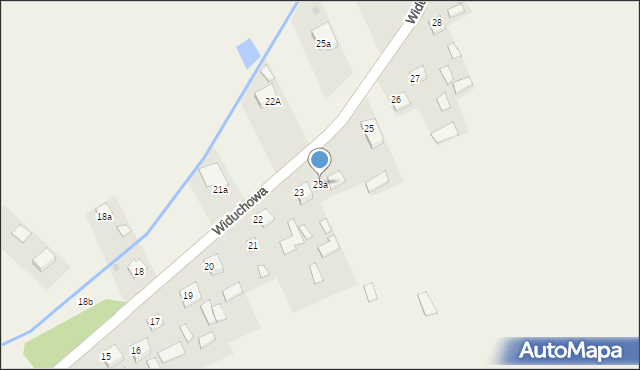 Widuchowa, Widuchowa, 23a, mapa Widuchowa