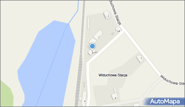 Widuchowa-Stacja, Widuchowa-Stacja, 3, mapa Widuchowa-Stacja