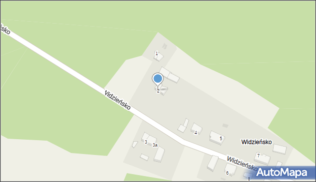 Widzieńsko, Widzieńsko, 2, mapa Widzieńsko