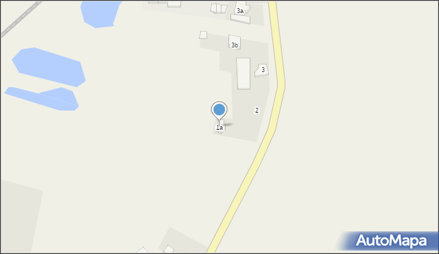 Wiecanowo, Wiecanowo, 1a, mapa Wiecanowo