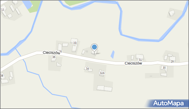 Wiechlice, Wiechlice, 32, mapa Wiechlice