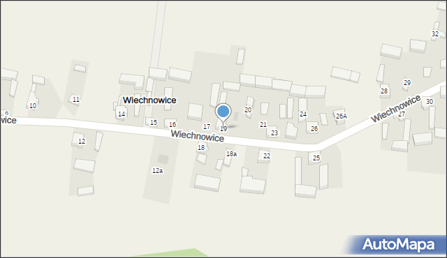 Wiechnowice, Wiechnowice, 19, mapa Wiechnowice