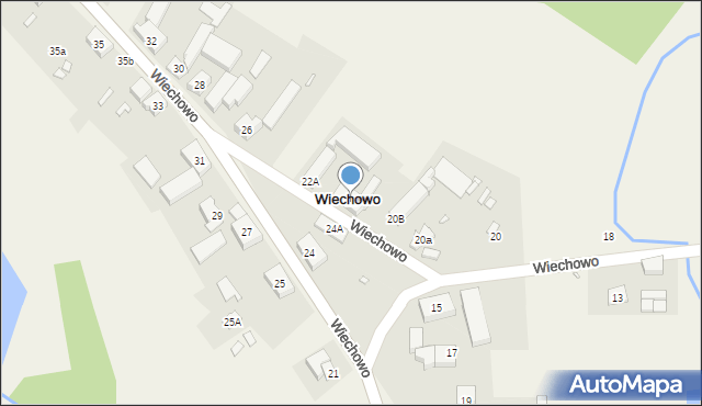 Wiechowo, Wiechowo, 22, mapa Wiechowo