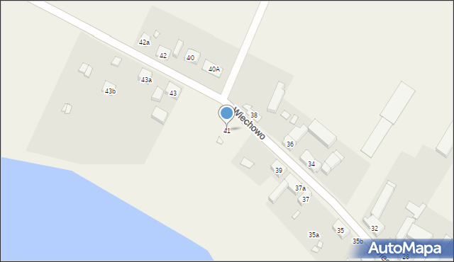 Wiechowo, Wiechowo, 41, mapa Wiechowo