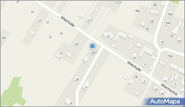 Wiechucice, Wiechucice, 1C, mapa Wiechucice