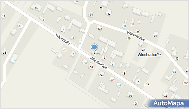Wiechucice, Wiechucice, 5, mapa Wiechucice