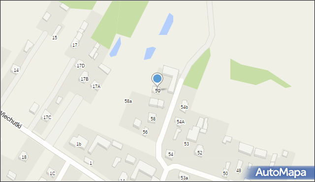 Wiechucice, Wiechucice, 59, mapa Wiechucice
