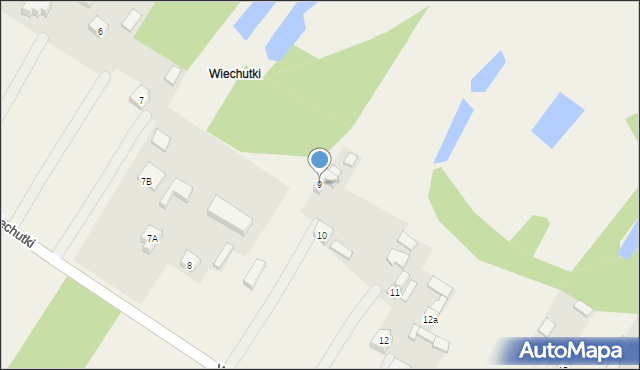 Wiechucice, Wiechutki, 9, mapa Wiechucice