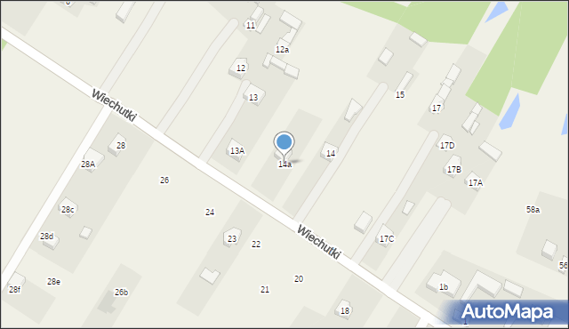 Wiechutki, Wiechutki, 14a, mapa Wiechutki