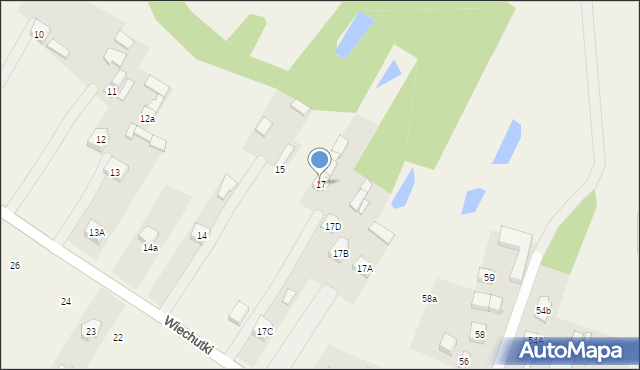 Wiechutki, Wiechutki, 17, mapa Wiechutki