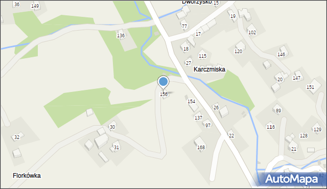 Więciórka, Więciórka, 156, mapa Więciórka