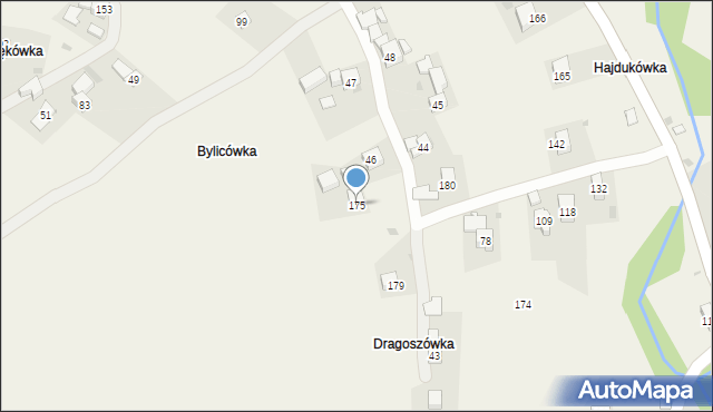 Więciórka, Więciórka, 175, mapa Więciórka