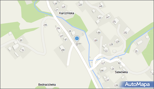 Więciórka, Więciórka, 22, mapa Więciórka