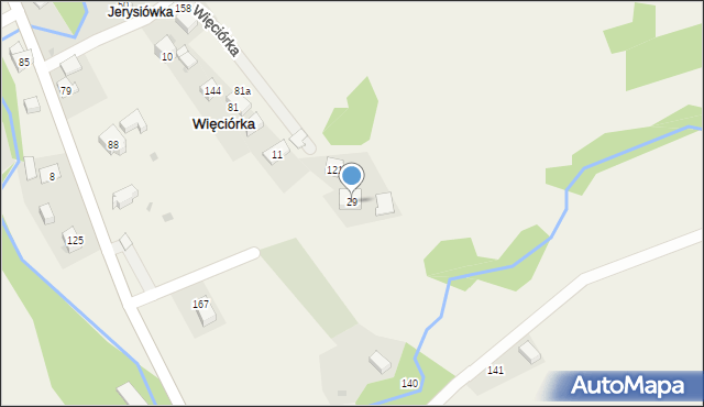 Więciórka, Więciórka, 29, mapa Więciórka