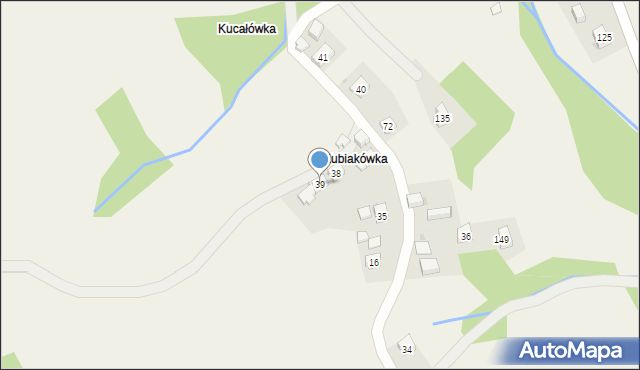 Więciórka, Więciórka, 39, mapa Więciórka