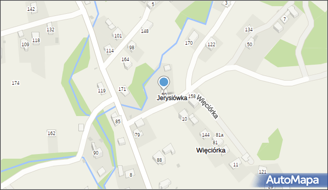 Więciórka, Więciórka, 50, mapa Więciórka