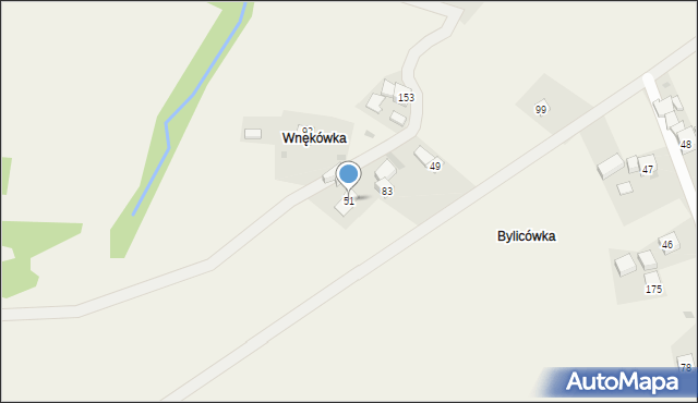 Więciórka, Więciórka, 51, mapa Więciórka