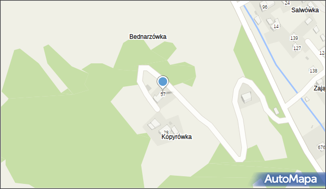 Więciórka, Więciórka, 57, mapa Więciórka