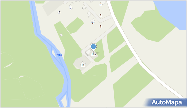 Wieck, Wieck, 12a, mapa Wieck