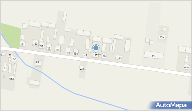 Więcków, Więcków, 47, mapa Więcków