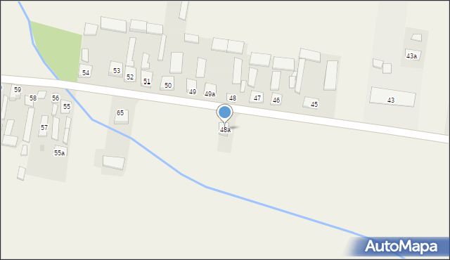 Więcków, Więcków, 48a, mapa Więcków