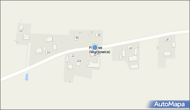 Więckowice, Więckowice, 21, mapa Więckowice