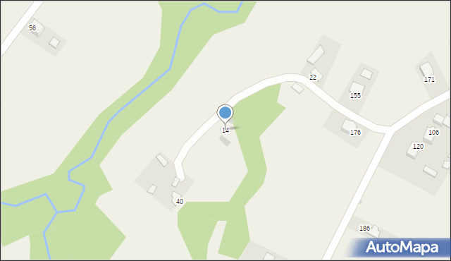 Więckowice, Więckowice, 14, mapa Więckowice