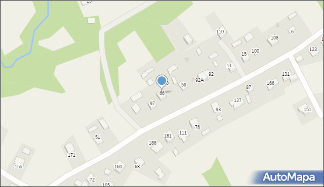 Więckowice, Więckowice, 66, mapa Więckowice
