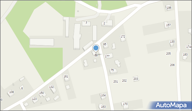 Więckowice, Więckowice, 69, mapa Więckowice