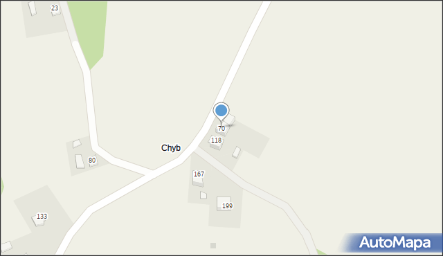 Więckowice, Więckowice, 70, mapa Więckowice
