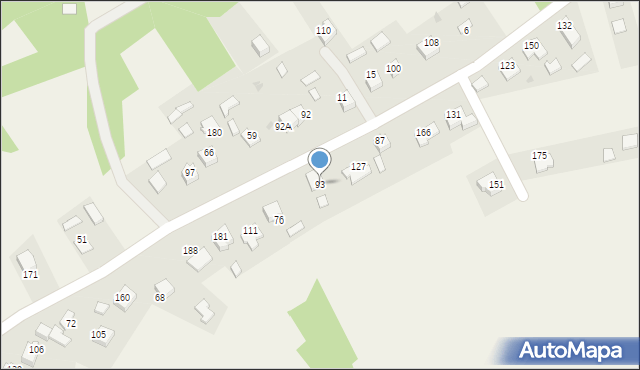 Więckowice, Więckowice, 93, mapa Więckowice