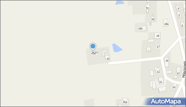 Więckowy, Więckowy, 45a, mapa Więckowy