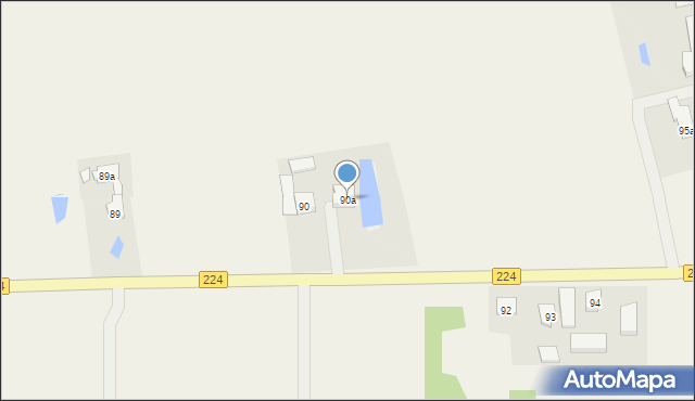 Więckowy, Więckowy, 90a, mapa Więckowy