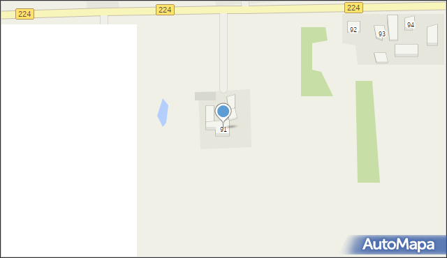 Więckowy, Więckowy, 91, mapa Więckowy