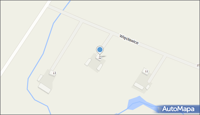 Więcławice, Więcławice, 12, mapa Więcławice