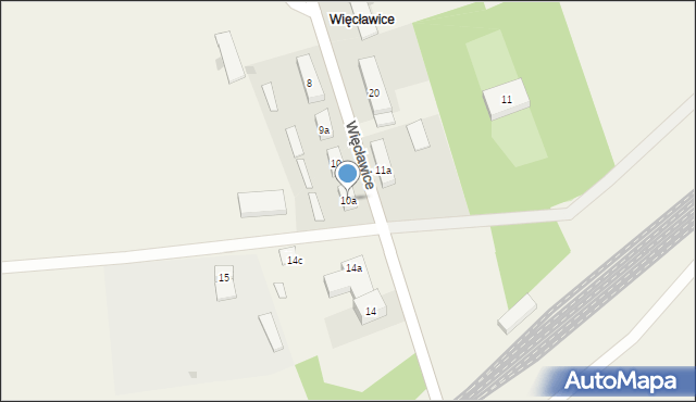 Więcławice, Więcławice, 10a, mapa Więcławice