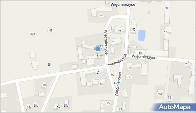 Więcmierzyce, Więcmierzyce, 24, mapa Więcmierzyce