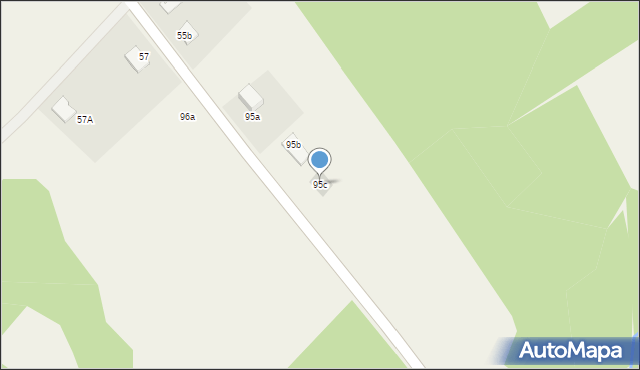 Wieczfnia Kościelna, Wieczfnia Kościelna, 95c, mapa Wieczfnia Kościelna