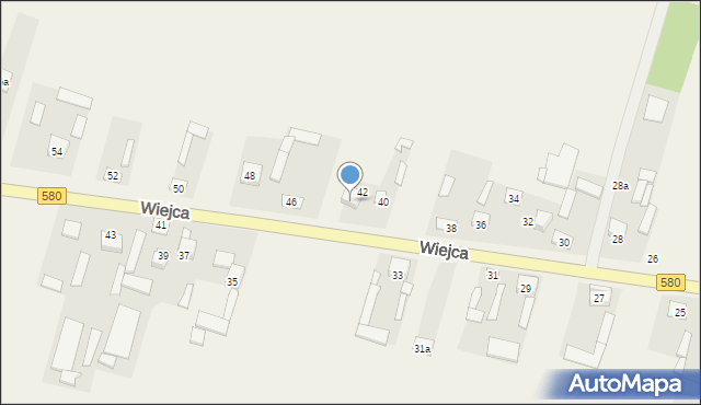 Wiejca, Wiejca, 44, mapa Wiejca