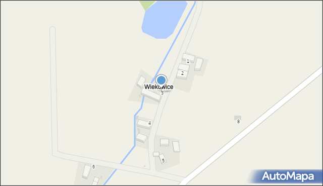 Wiekowice, Wiekowice, 3, mapa Wiekowice