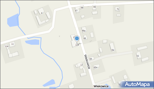 Wiekowice, Wiekowice, 12a, mapa Wiekowice