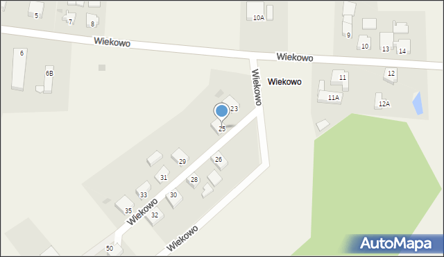 Wiekowo, Wiekowo, 25, mapa Wiekowo